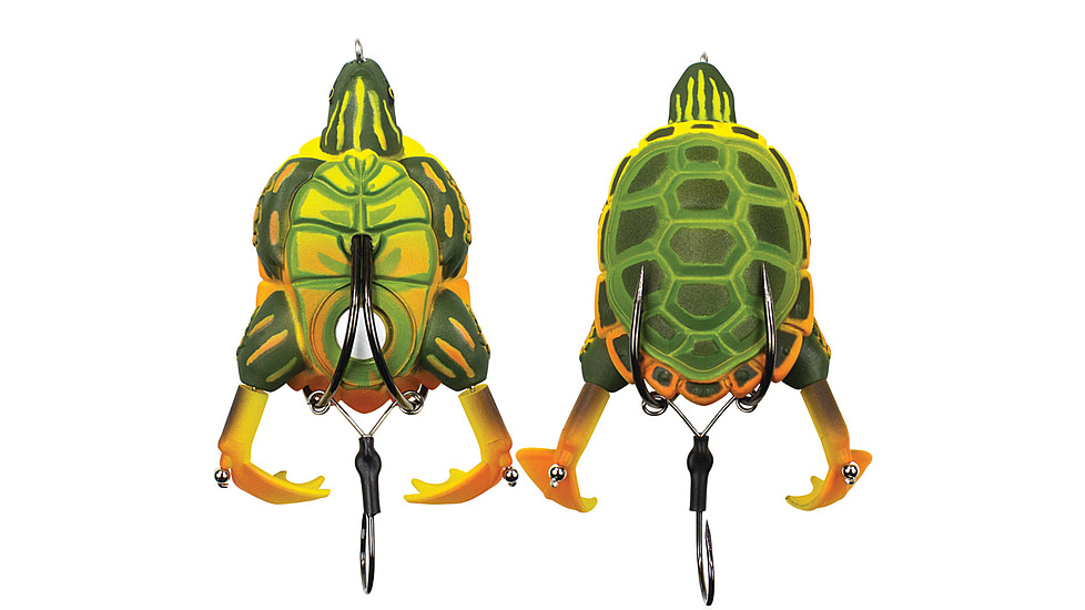 Lunkerhunt Prop Turtle Bait, Timber, 3.5in &amp; 3/4 oz, TURTLE02