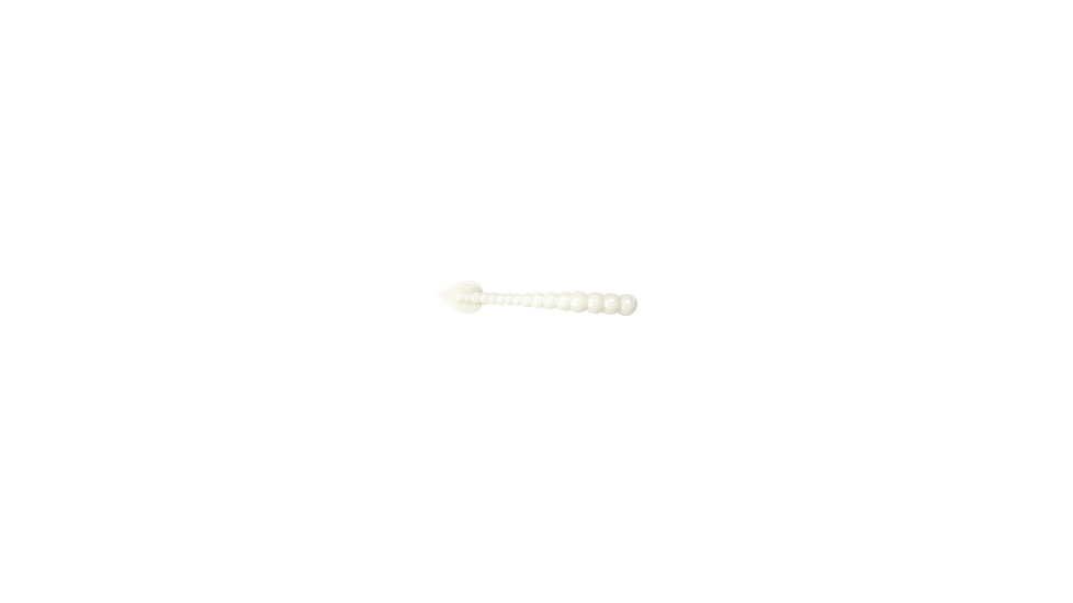 Lunkerhunt Spade Grub Bait Jar Grub, 1, 1.5in, White, HSG03