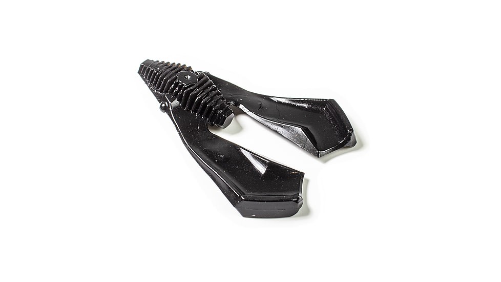 Lunkerhunt Tandem Trailer Soft Bait, 1, 3in, Black, CHKTR02