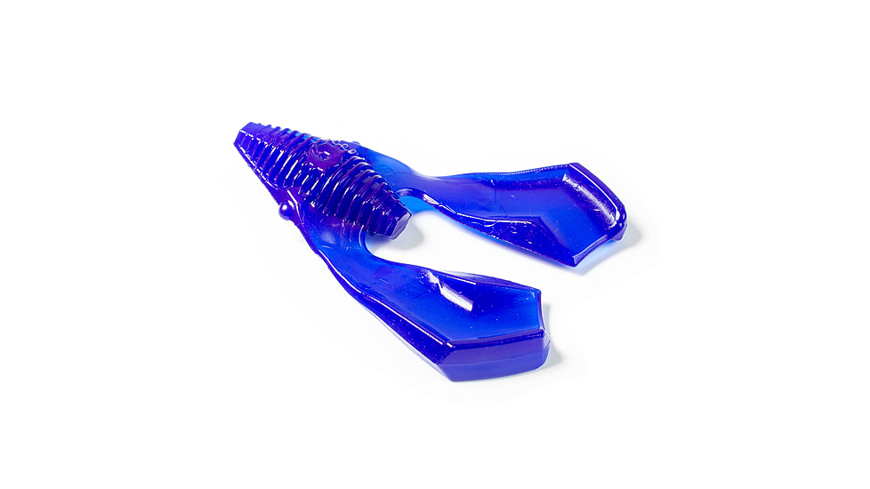 Lunkerhunt Tandem Trailer Soft Bait, 1, 3in, Blue, CHKTR05