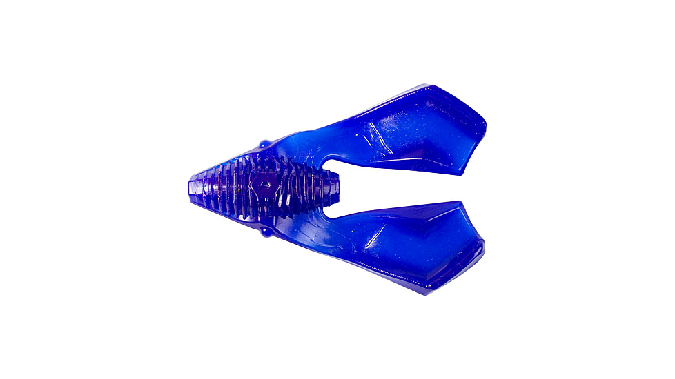 Lunkerhunt Tandem Trailer Soft Bait, 1, 3in, Blue, CHKTR05