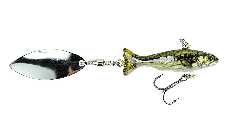 Lunkerhunt True Spin Bait, Bass, 1.75in &amp; 3/16 oz, TRSP04