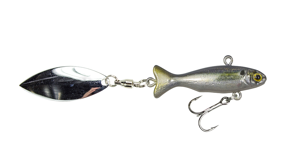 Lunkerhunt True Spin Bait, Threadfin, 1.75in &amp; 3/16 oz, TRSP14