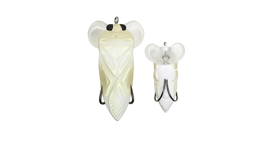 Lunkerhunt Yappa Bug Soft Bait, 1, 2.75in, Albino, YPAB08