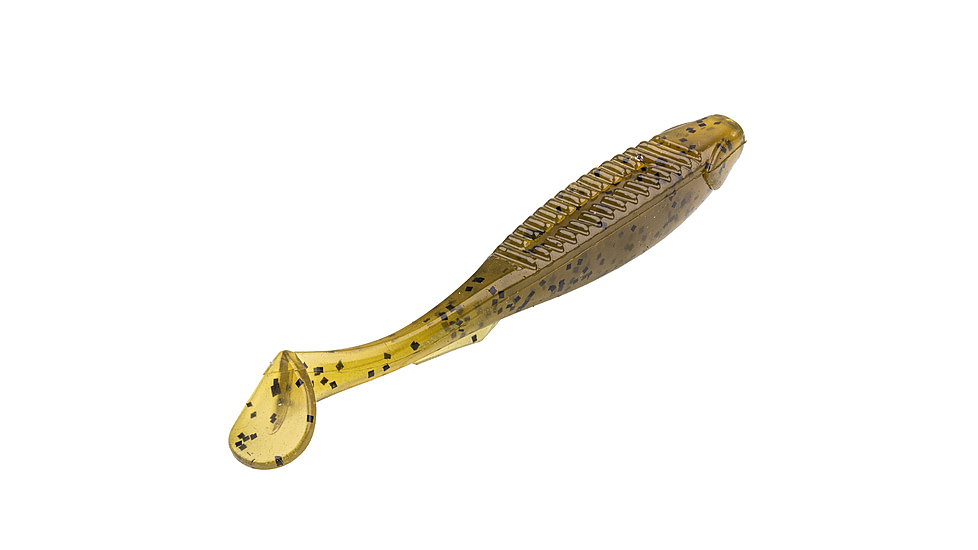 MACH MACH Player Swimbait, Green Pumpkin, 3in, MHPLR-46