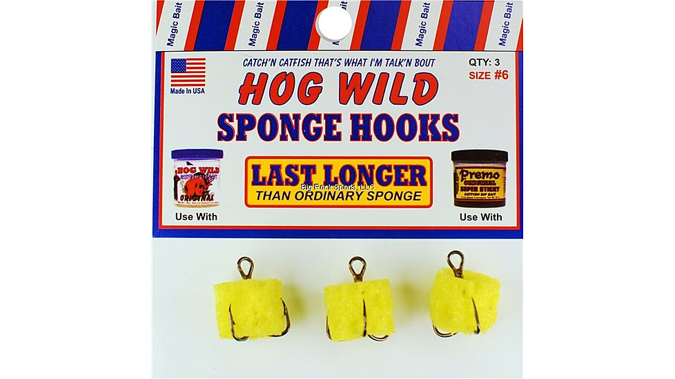 Magic Bait Hog Wild Bronze Hook, Trebl, Size 6, 3 Per Pack, 22-48