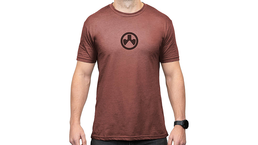 Magpul Industries Icon Logo CVC T-Shirt - Mens, Redrock Heather, XL, MAG1115-613-XL