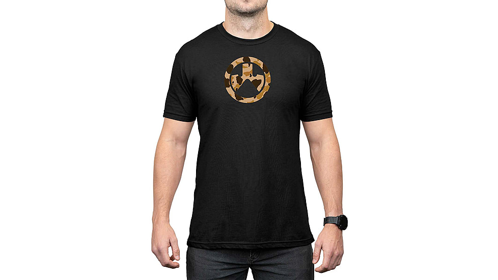 Magpul MAG1527-001-2XL Raider Camo Icon CVC Black Cotton/Polyester Short Sleeve