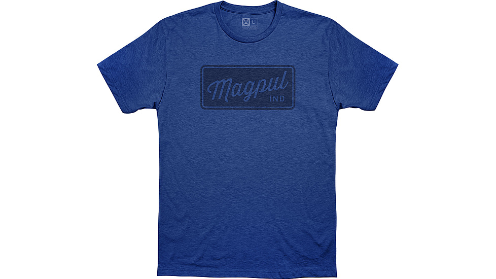 Magpul Industries Rover Block CVC T-Shirt, Royal Heather, Large, MAG1116-424-L