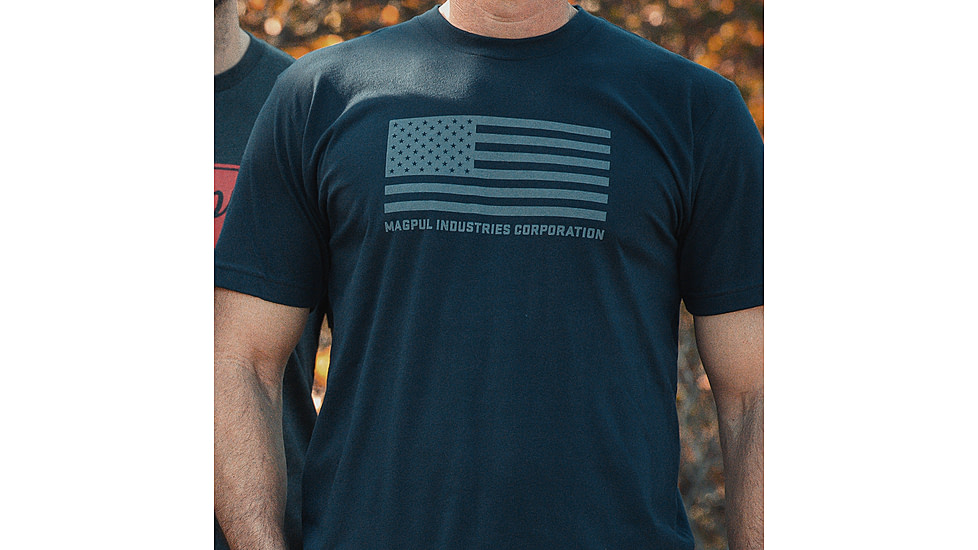 Magpul Industries Standard Cotton T-Shirt, Navy, Large, MAG1121-410-L