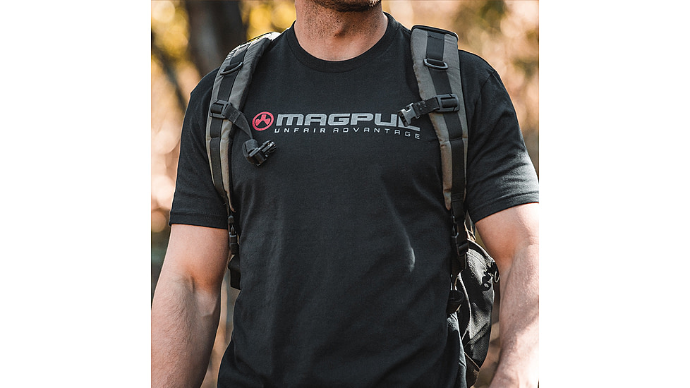 Magpul Industries Unfair Advantage Cotton T-Shirt, Black, Large, MAG1114-001-L