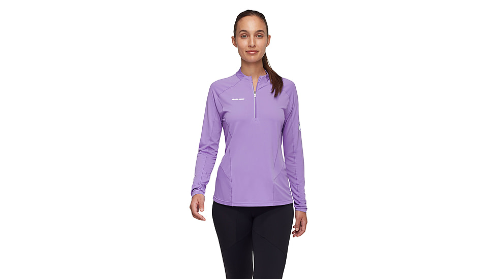 Mammut Aenergy FL Half Zip Longsleeve - Womens, Lavandin, L, 1016-01340-6434-115
