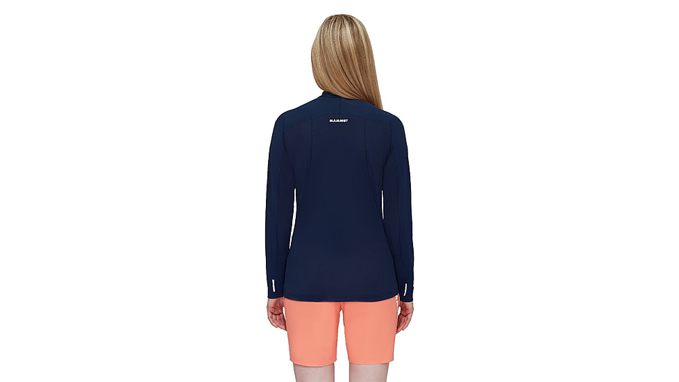 Mammut Aenergy FL Half Zip Longsleeve - Womens, Marine, Medium, 1016-01340-5118-114