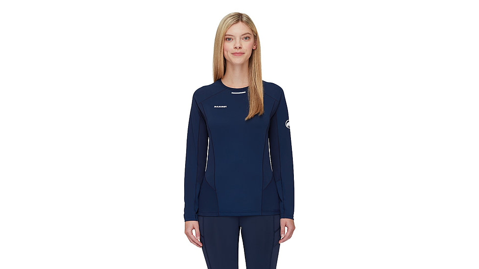 Mammut Aenergy FL Longsleeve - Womens, Marine, Large, 1016-01380-5118-115
