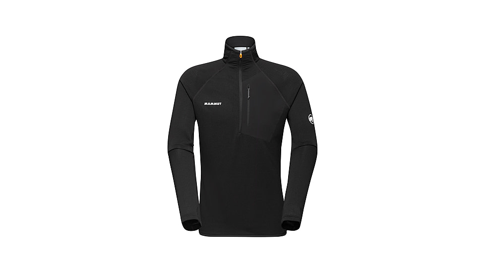 Mammut Aenergy Light ML Half Zip Pull Jacket - Mens, Black, M, 1014-05521-0001-114