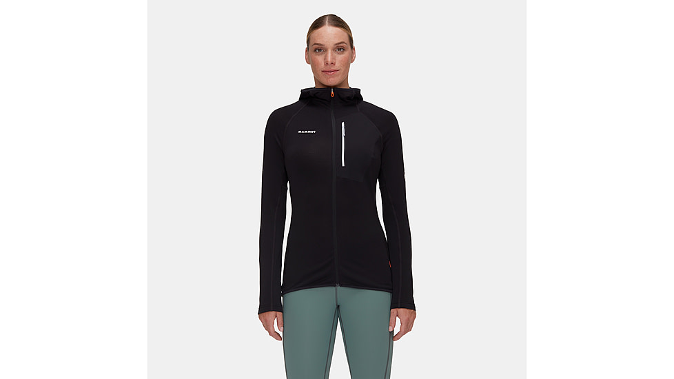 Mammut Aenergy Light ML Hooded Jacket - Womens, Black, Medium, 1014-05551-0001-114