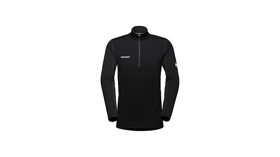 Mammut Aenergy ML Half Zip Pull Top - Men's, Black, Large, 1016-01100-0001-115