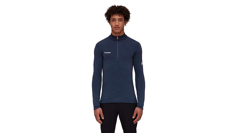 Mammut Aenergy ML Half Zip Pull Top - Mens, Marine, M, 1016-01100-5118-114