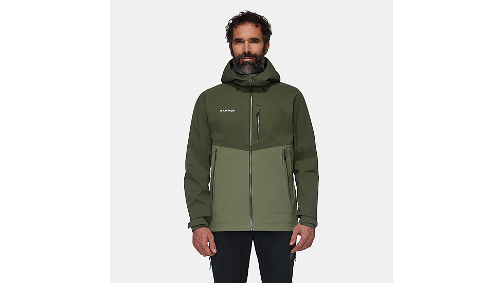 Mammut Alto Guide HS Hooded Jacket - Mens, Marsh/Dark Marsh, Large, 1010-29561-40300-115