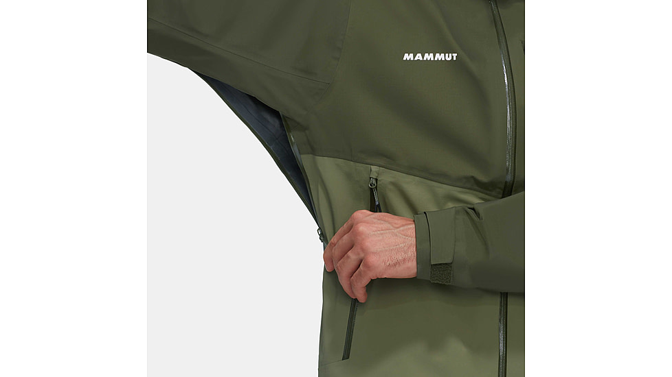 Mammut Alto Guide HS Hooded Jacket - Mens, Marsh/Dark Marsh, Large, 1010-29561-40300-115