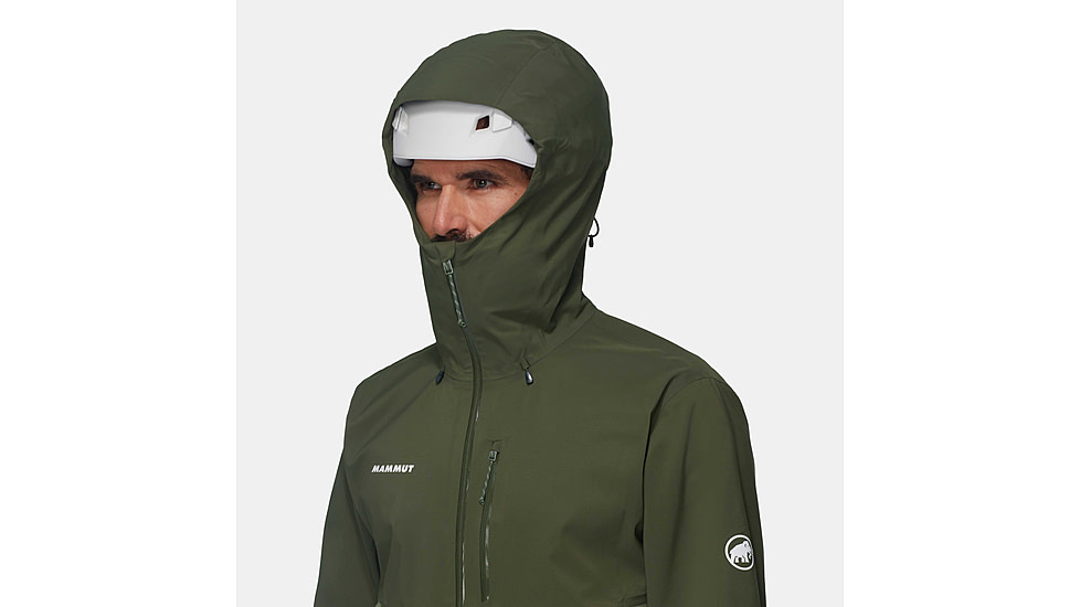 Mammut Alto Guide HS Hooded Jacket - Mens, Marsh/Dark Marsh, Large, 1010-29561-40300-115