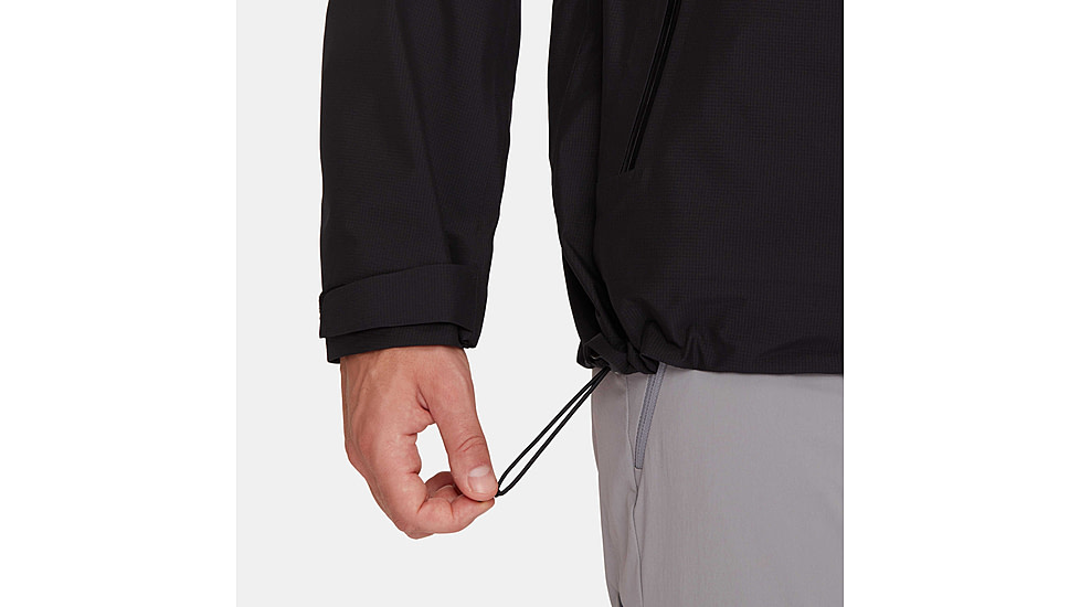 Mammut Alto Light HS Hooded Jacket - Mens, Black, 2XL, 1010-30660-0001-117