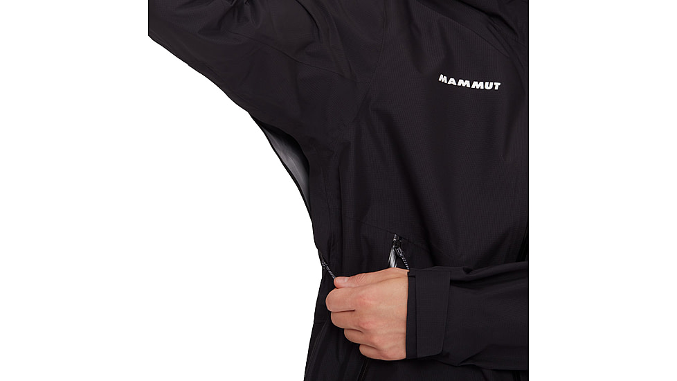 Mammut Alto Light HS Hooded Jacket - Mens, Black, Large, 1010-30660-0001-115