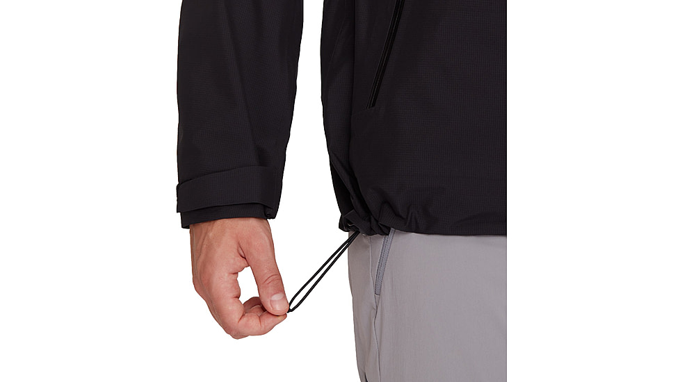 Mammut Alto Light HS Hooded Jacket - Mens, Black, Large, 1010-30660-0001-115