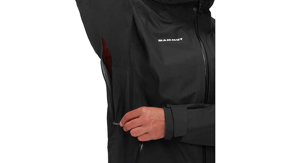 Mammut Alto Light HS Hooded Jacket - Womens, Black, Medium, 1010-30670-0001-114