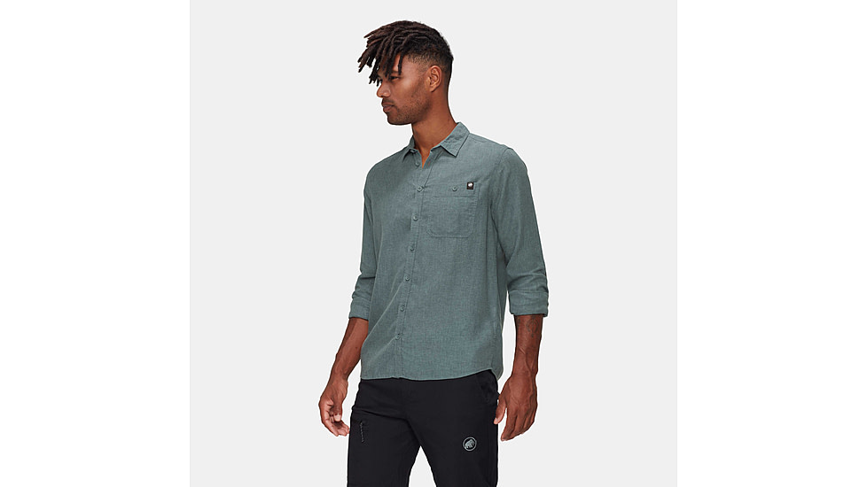 Mammut Alvra Summer Long Sleeve Shirt - Mens, Strata, Large, 1015-01570-00789-115