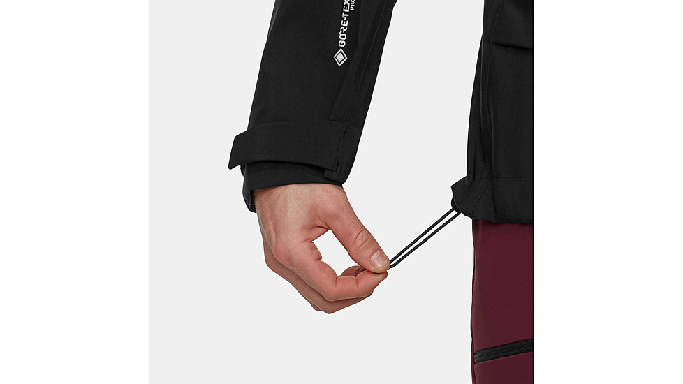 Mammut Crater Pro HS Hooded Jacket - Mens, Black, Large, 1010-31680-0001-115