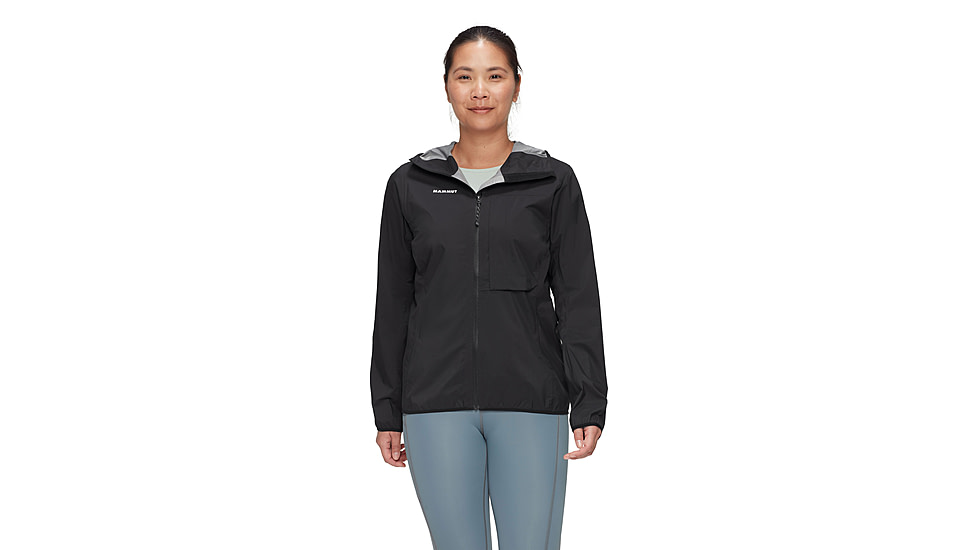 Mammut Ducan Light HS Hooded Jacket - Womens, Black, L, 1010-31480-0001-115