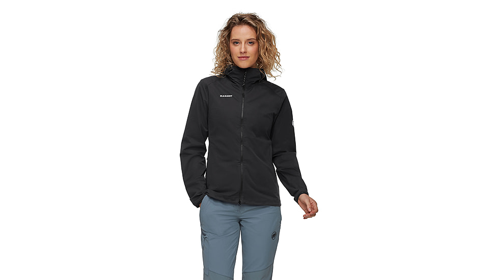 Mammut GRANITE SO Hooded Jacket - Womens, Black, L, 1011-02481-0001-115