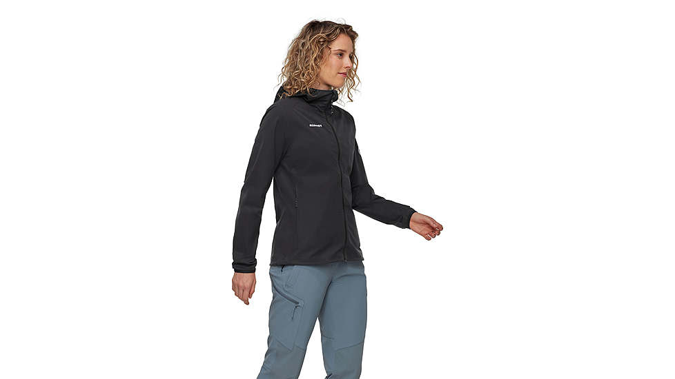 Mammut GRANITE SO Hooded Jacket - Womens, Black, L, 1011-02481-0001-115