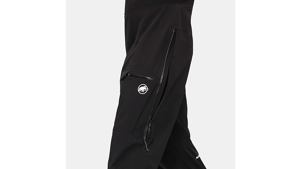 Mammut Haldigrat HS Bib Pants - Mens, Black, 46, 1020-13441-0001-46-10