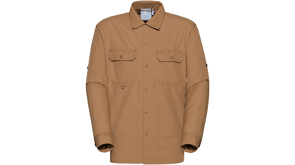 Mammut Highland Long Sleeve Shirt - Mens, Claystone, Large, 1015-01640-7546-115