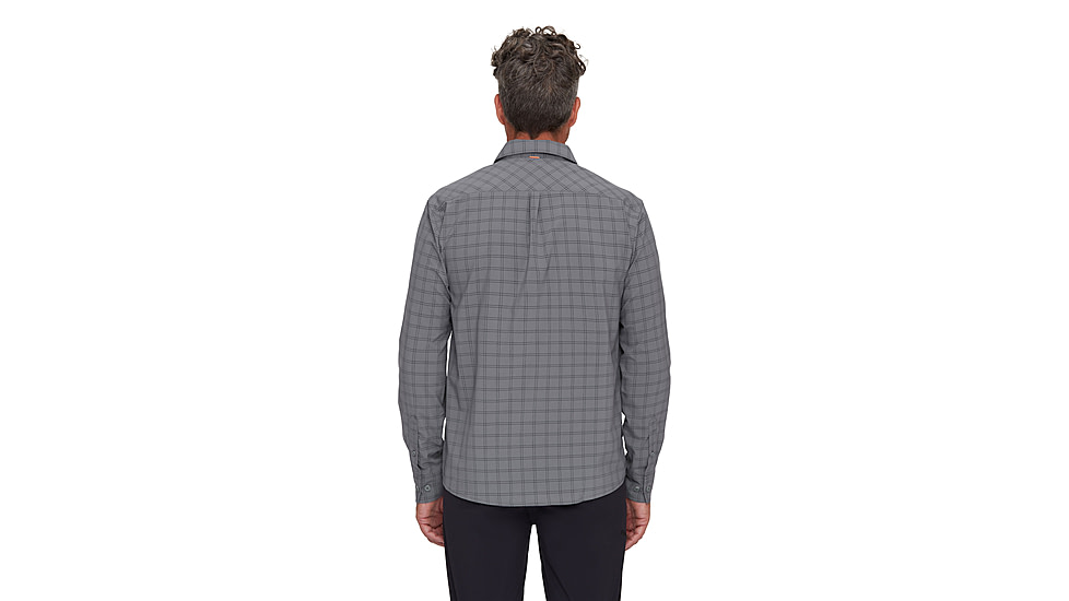 Mammut Lenni Longsleeve Shirt - Mens, Steel-Black, M, 1015-01461-00722-114