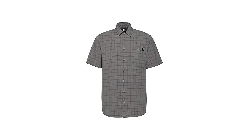 Mammut Lenni Shirt - Mens, Steel-Black, M, 1015-01471-00722-114