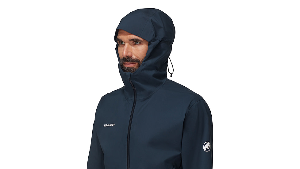 Mammut Linard Guide HS Hooded Jacket - Mens, Marine, L, 1010-30950-5118-115