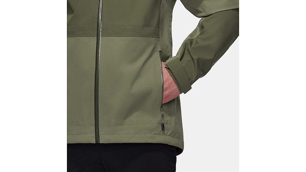 Mammut Linard Guide HS Hooded Jacket - Mens, Marsh/Dark Marsh, Small, 1010-30950-40300-113