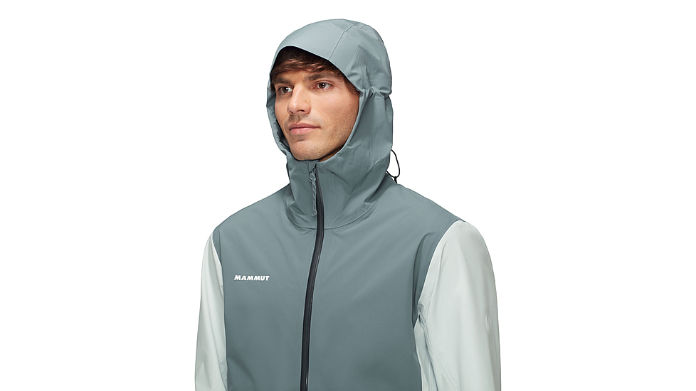 Mammut Linard Guide HS Hooded Jacket - Mens, Silver Sage-Strata, S, 1010-30950-1303-113