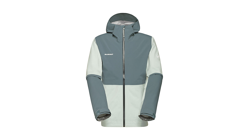 Mammut Linard Guide HS Hooded Jacket - Mens, Silver Sage-Strata, S, 1010-30950-1303-113