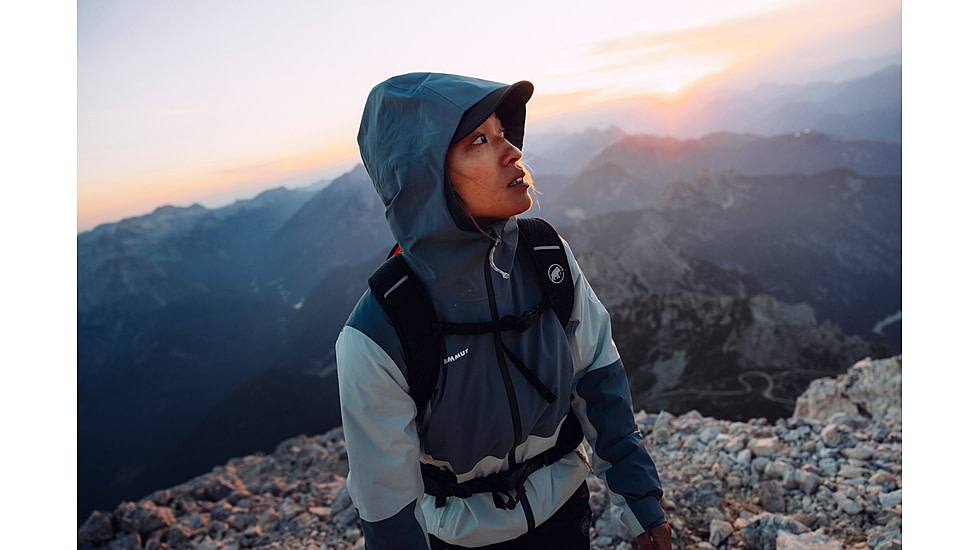 Mammut Linard Guide HS Hooded Jacket - Womens, Black, Large, 1010-30970-0001-115