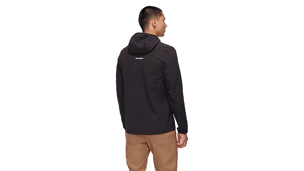 Mammut Madris Light ML Half Zip Hoody - Mens, Black, XL, 1014-06050-0001-116