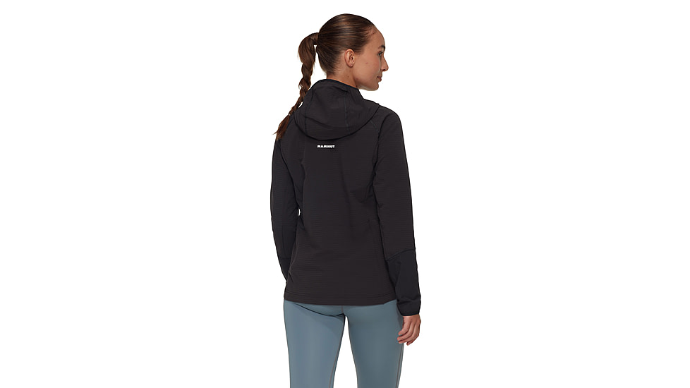 Mammut Madris Light ML Half Zip Hoody - Womens, Black, XS, 1014-06060-0001-112