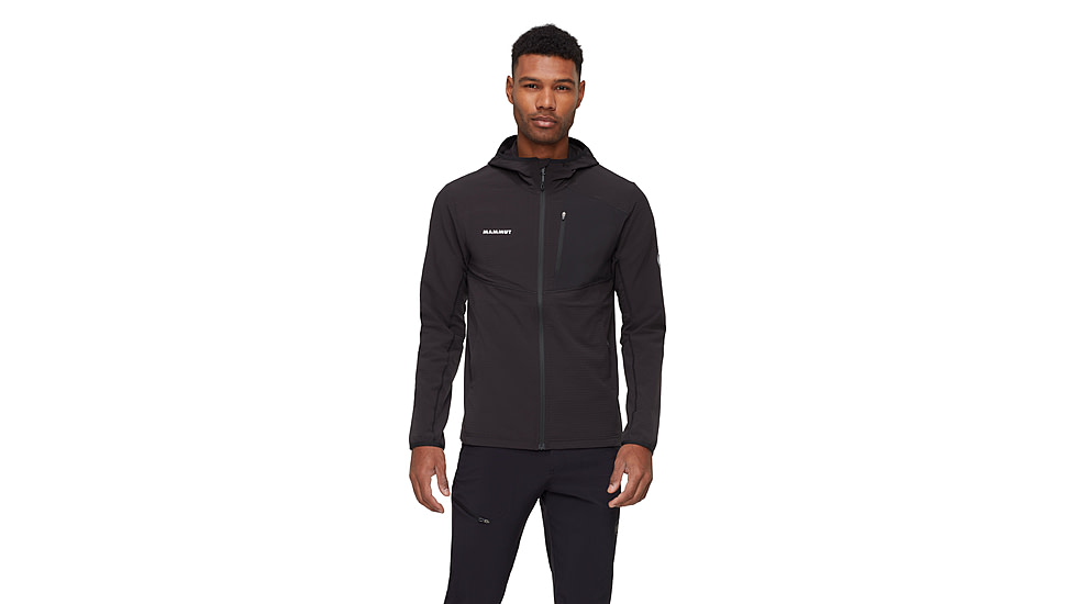 Mammut Madris Light ML Hooded Jacket - Mens, Black, 3XL, 1014-03842-0001-118