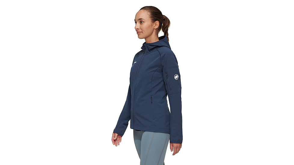 Mammut Madris Light ML Hooded Jacket - Womens, Marine, XXL, 1014-03852-5118-117