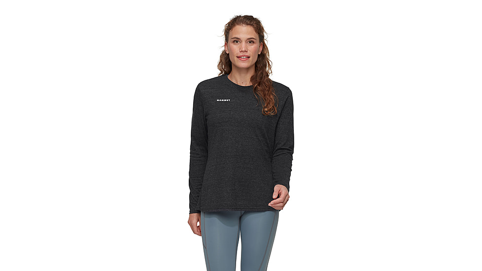 Mammut Massone Light Longsleeve T-Shirt - Womens, Black, S, 1016-01620-0001-113