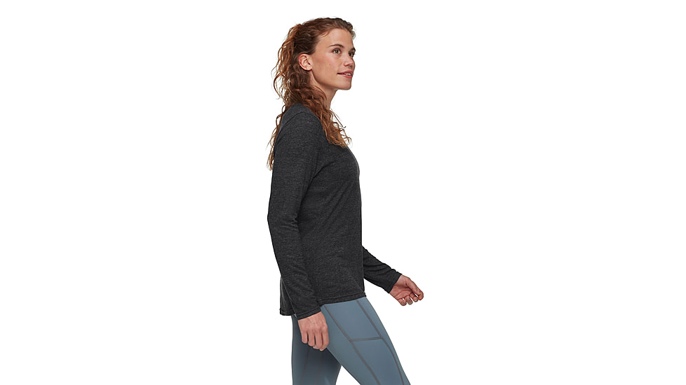 Mammut Massone Light Longsleeve T-Shirt - Womens, Black, S, 1016-01620-0001-113