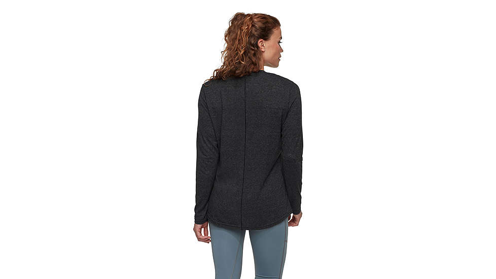 Mammut Massone Light Longsleeve T-Shirt - Womens, Black, S, 1016-01620-0001-113